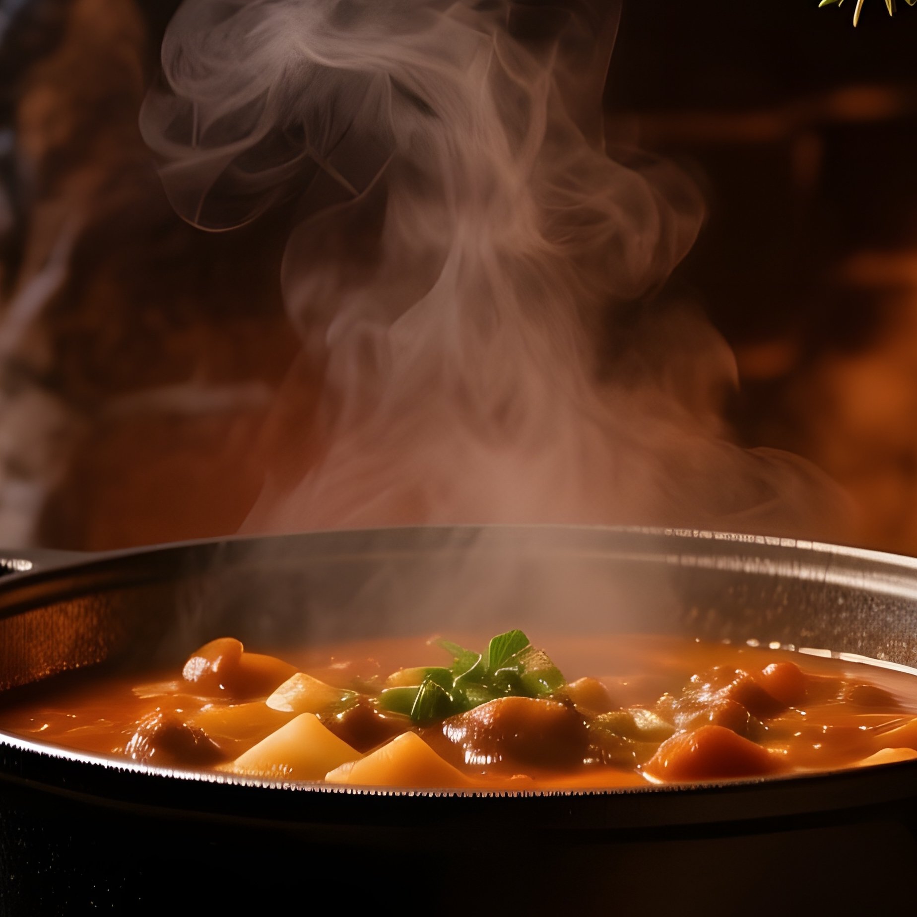 Old Stone Kitchen Hearth Twilight Stew - Full Resolution Quality Preview