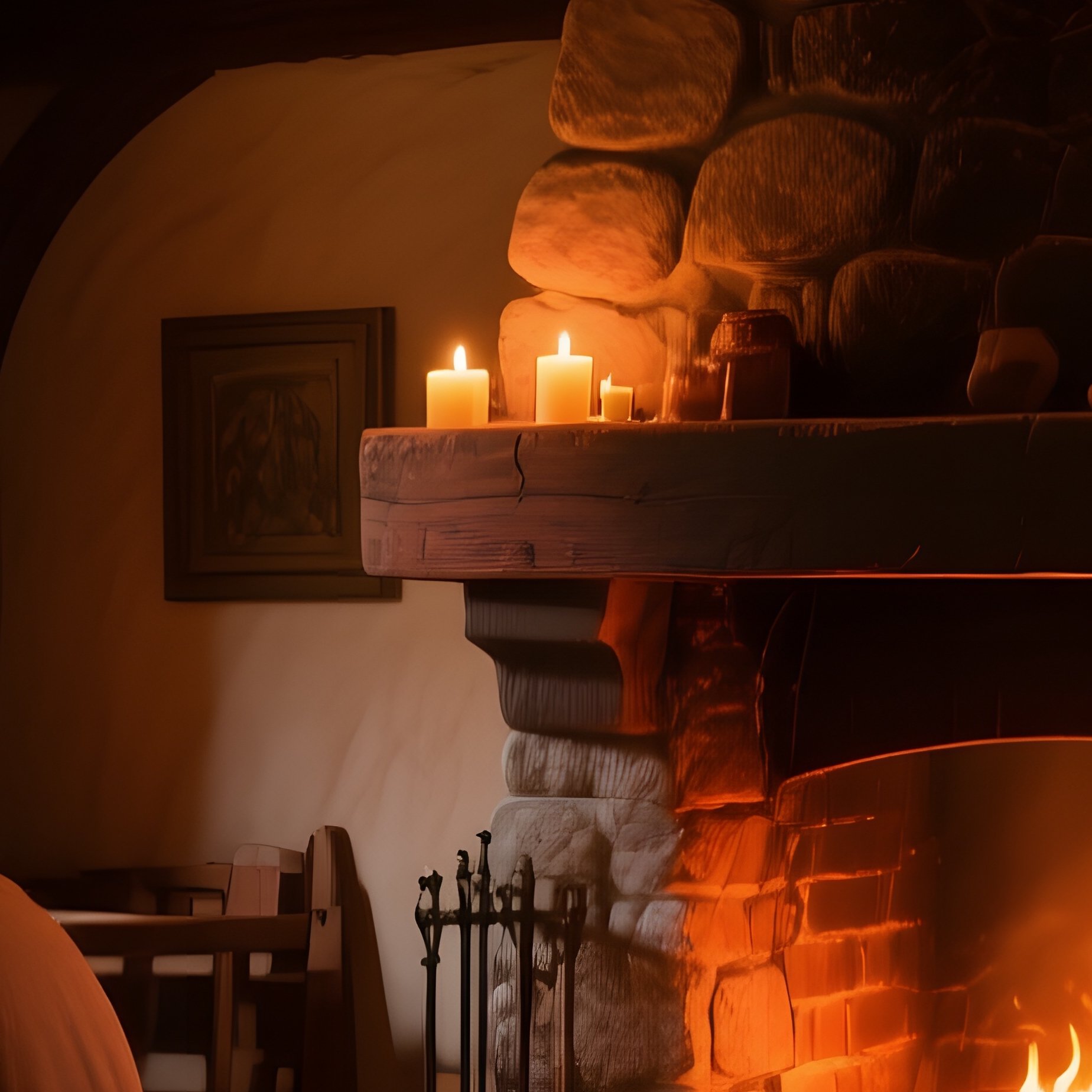 Old World Tavern Interior - Full Resolution Quality Preview