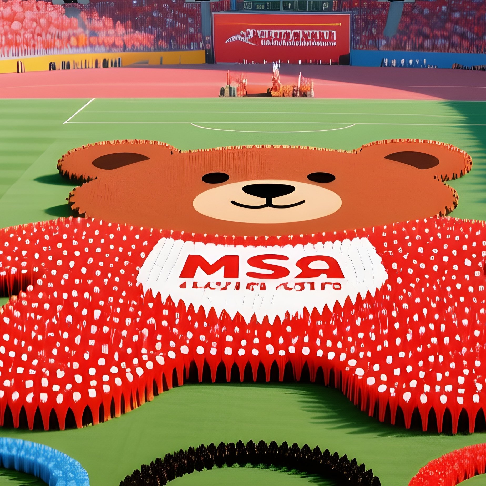 Olympics Moscow 1980 Luzhniki Stadium Misha Bear - Full Resolution Quality Preview
