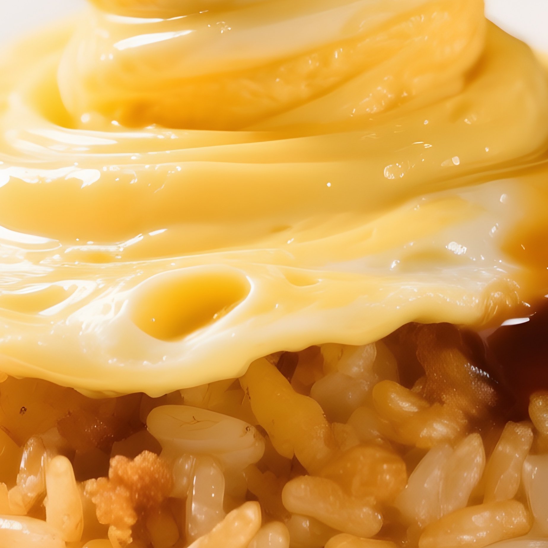 Omurice Football Shaped Fried Rice With Silky Omelet And Demi Glace - Full Resolution Quality Preview