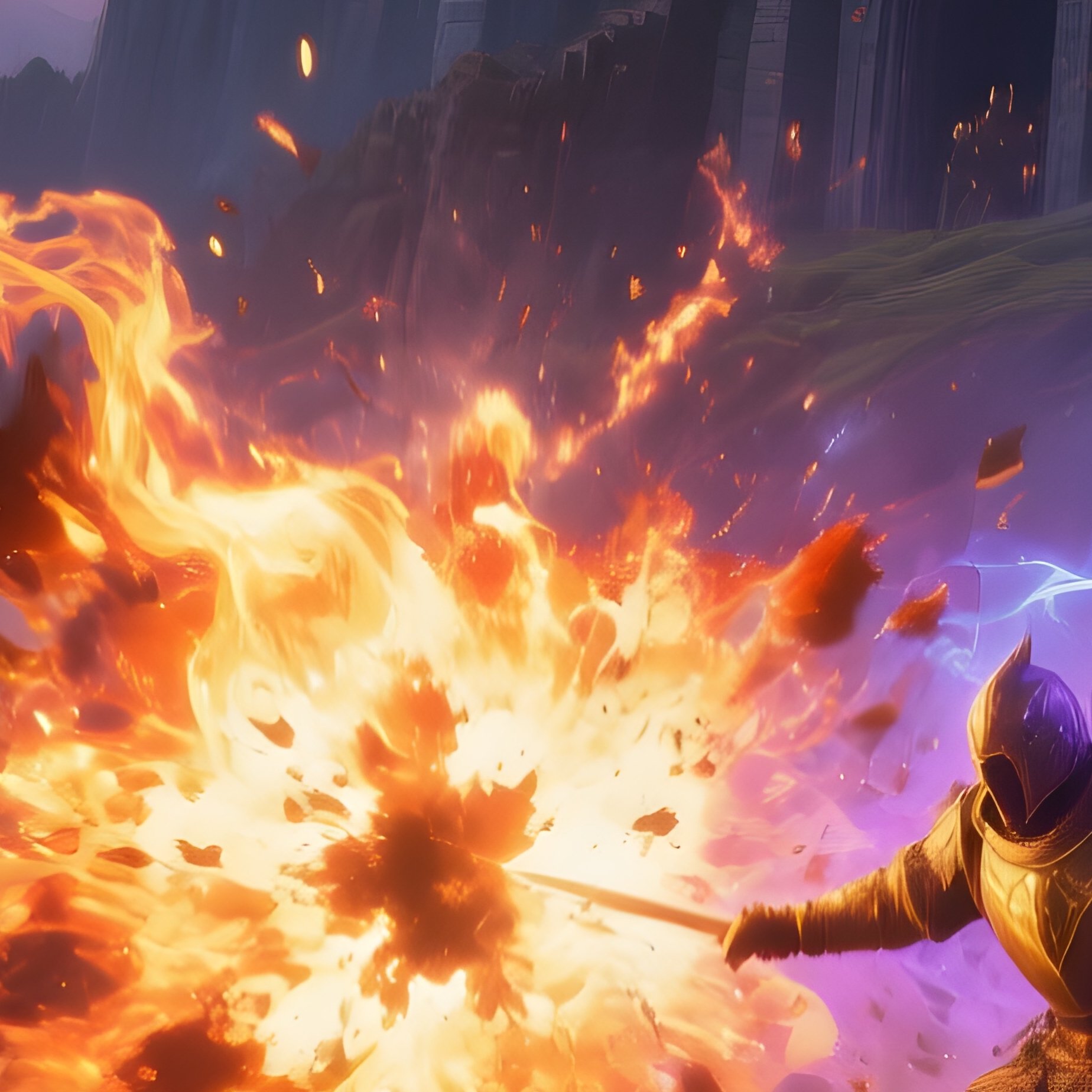 On Screen Visuals Fantasy Combat 1 - Full Resolution Quality Preview