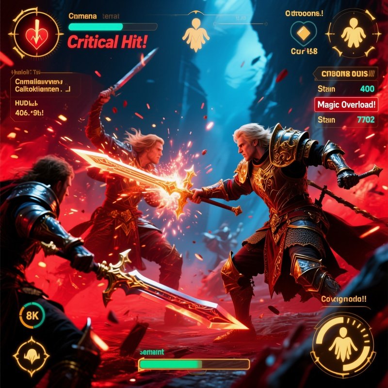 On Screen Visuals Fantasy Combat 3