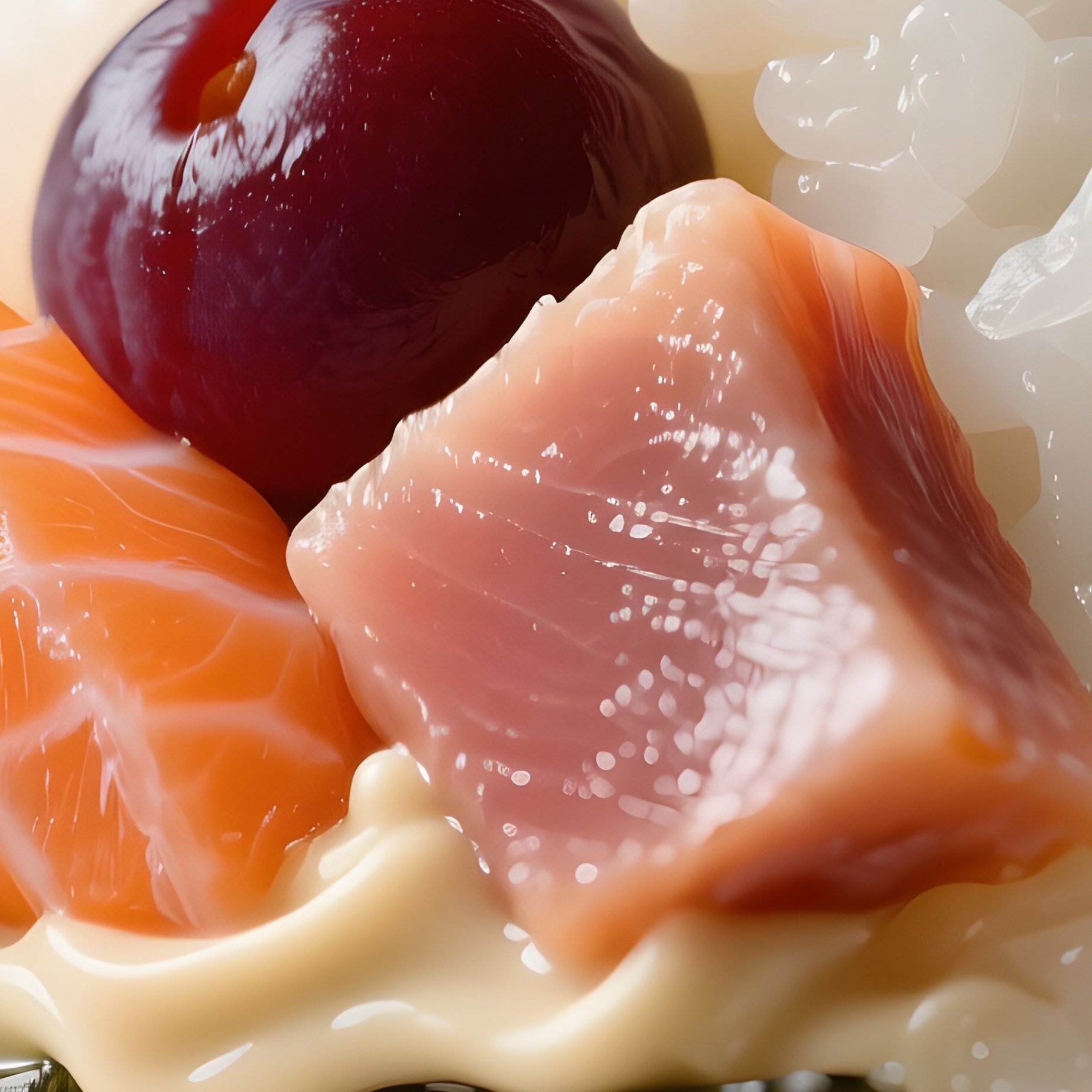 Onigiri Rice Balls Filled With Pickled Plum, Salmon, Or Tuna Mayonnaise - Full Resolution Quality Preview