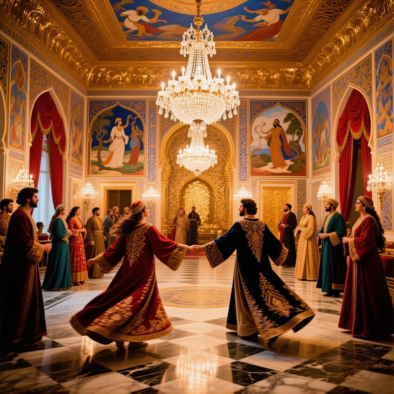 Opulent Ballroom Persian Palace