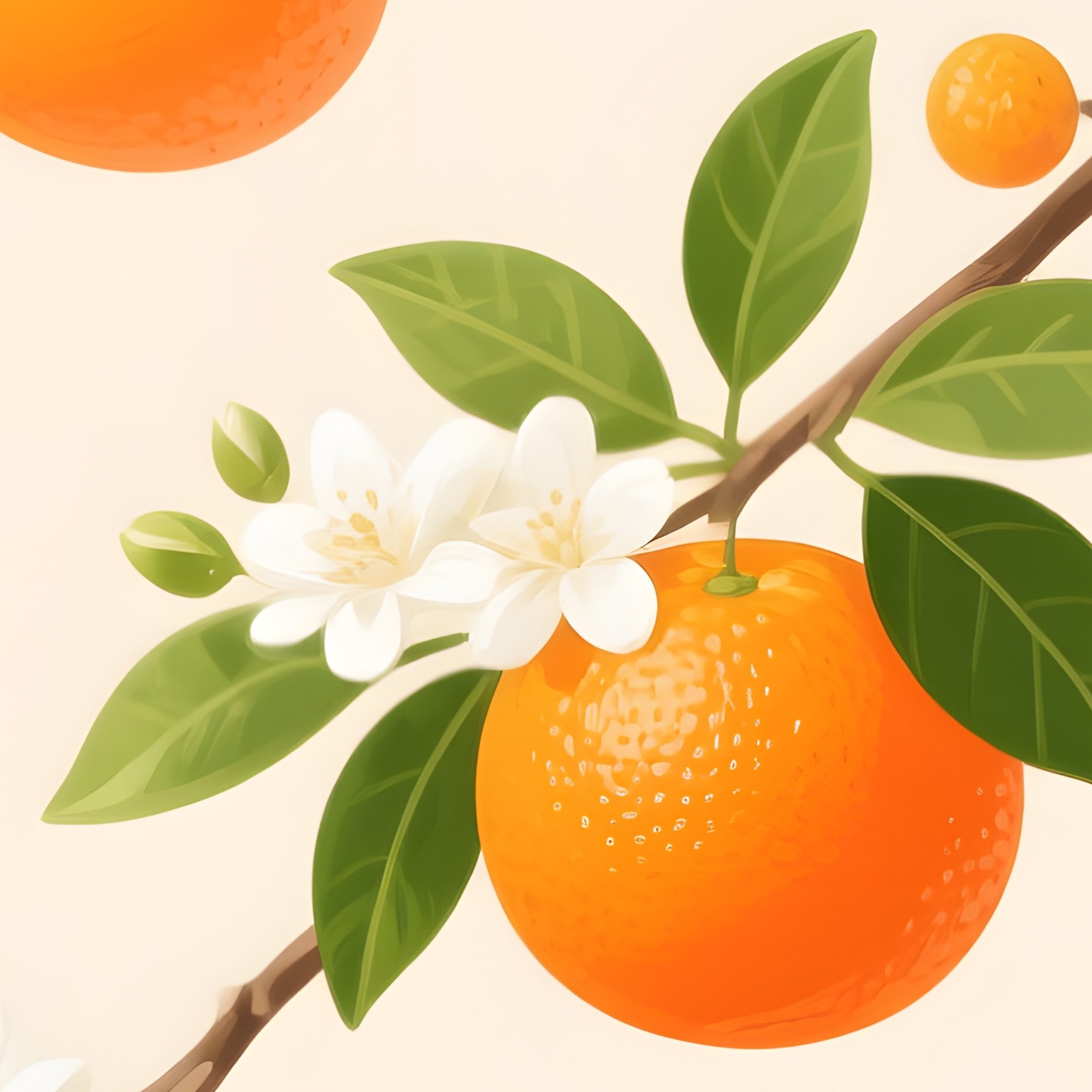 Oranges On Branches Oranges Fruits - Full Resolution Quality Preview