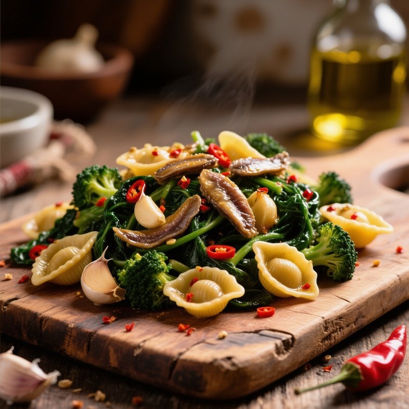 Orecchiette Con Cime Di Rapa Puglian Style
