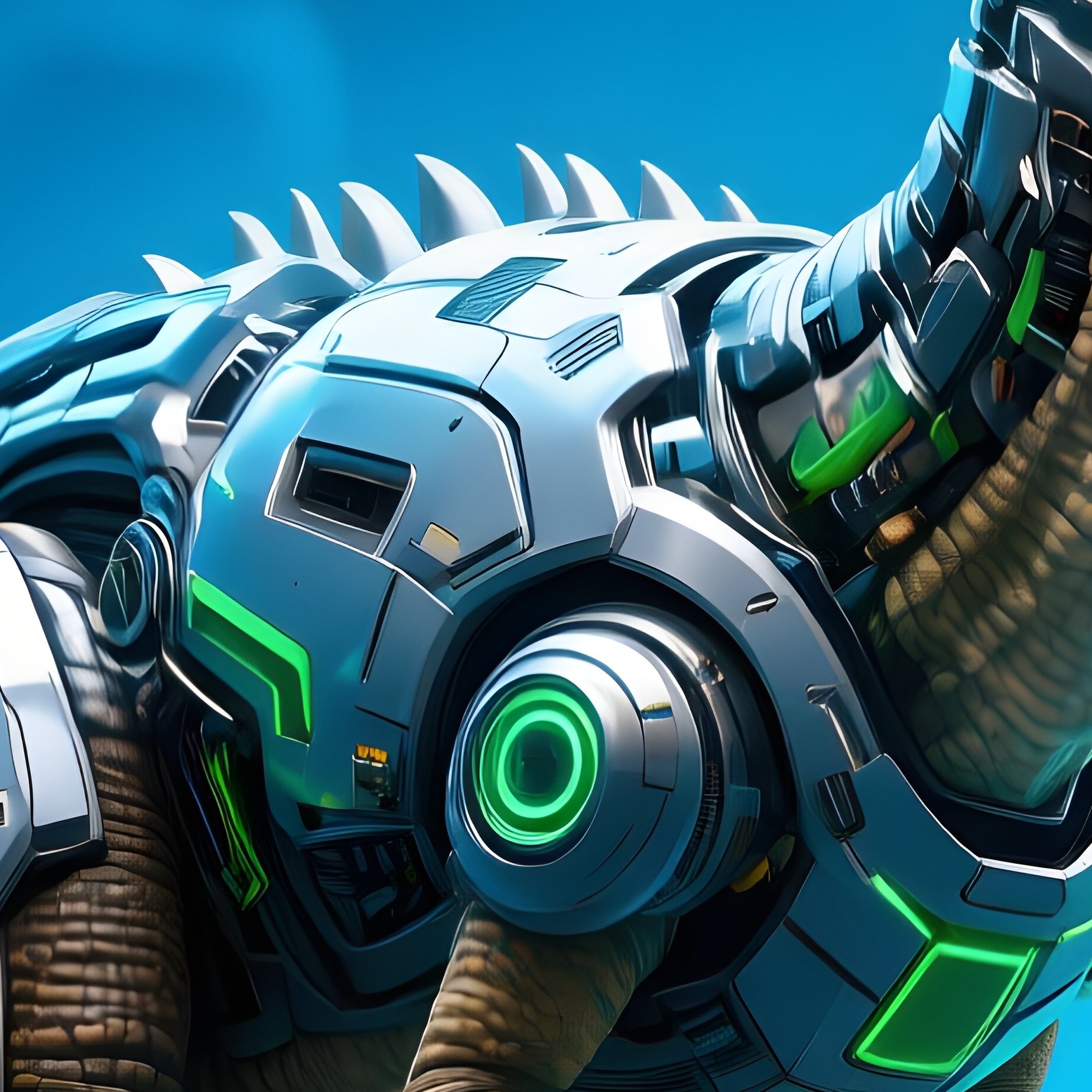 Ornithomimus Dinosaur Science Fiction - Full Resolution Quality Preview