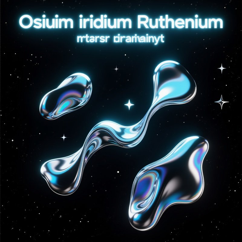 Osmium Iridium Ruthenium Die Exoten Abstract Art