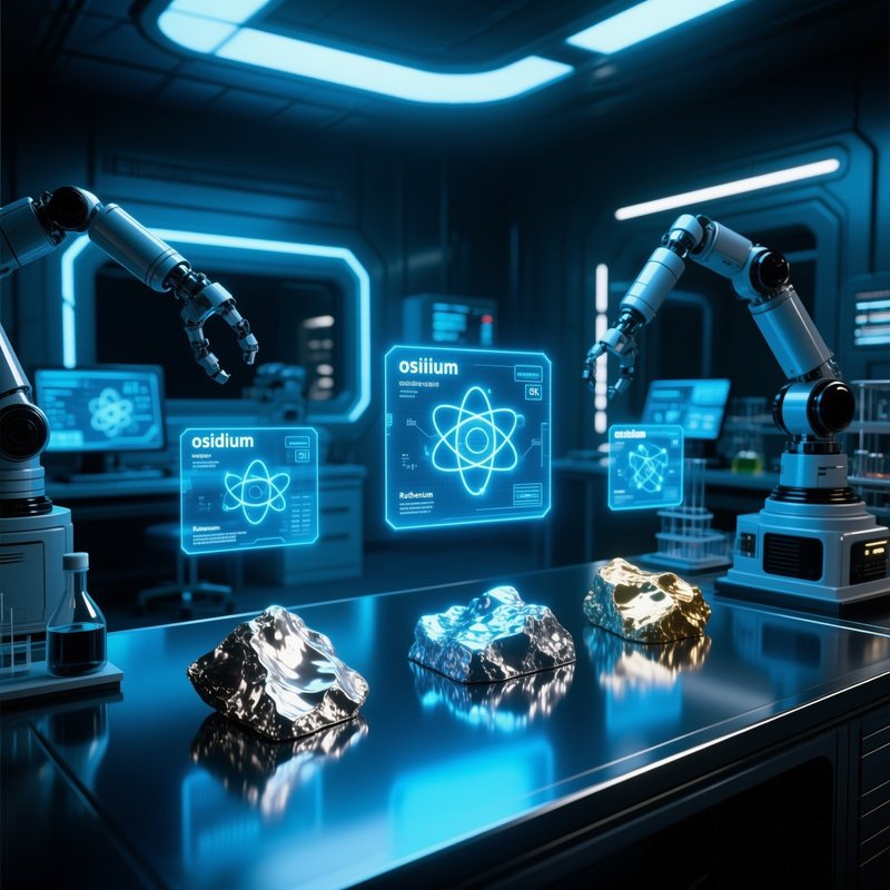 Osmium Iridium Ruthenium Die Exoten Science Fiction Lab