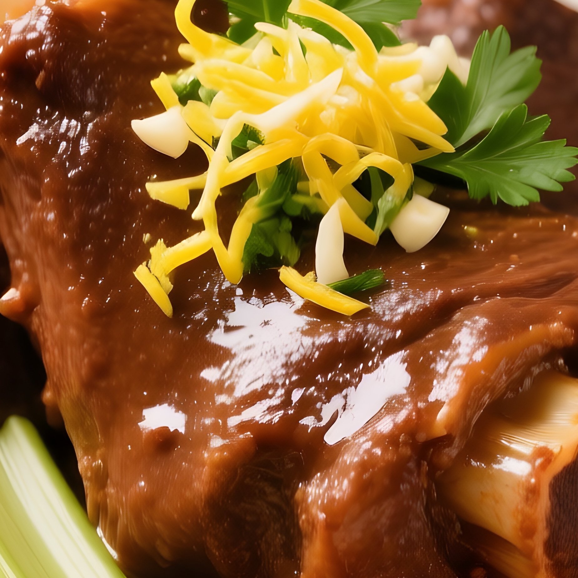 Osso Buco Veal Shanks With Gremolata - Full Resolution Quality Preview