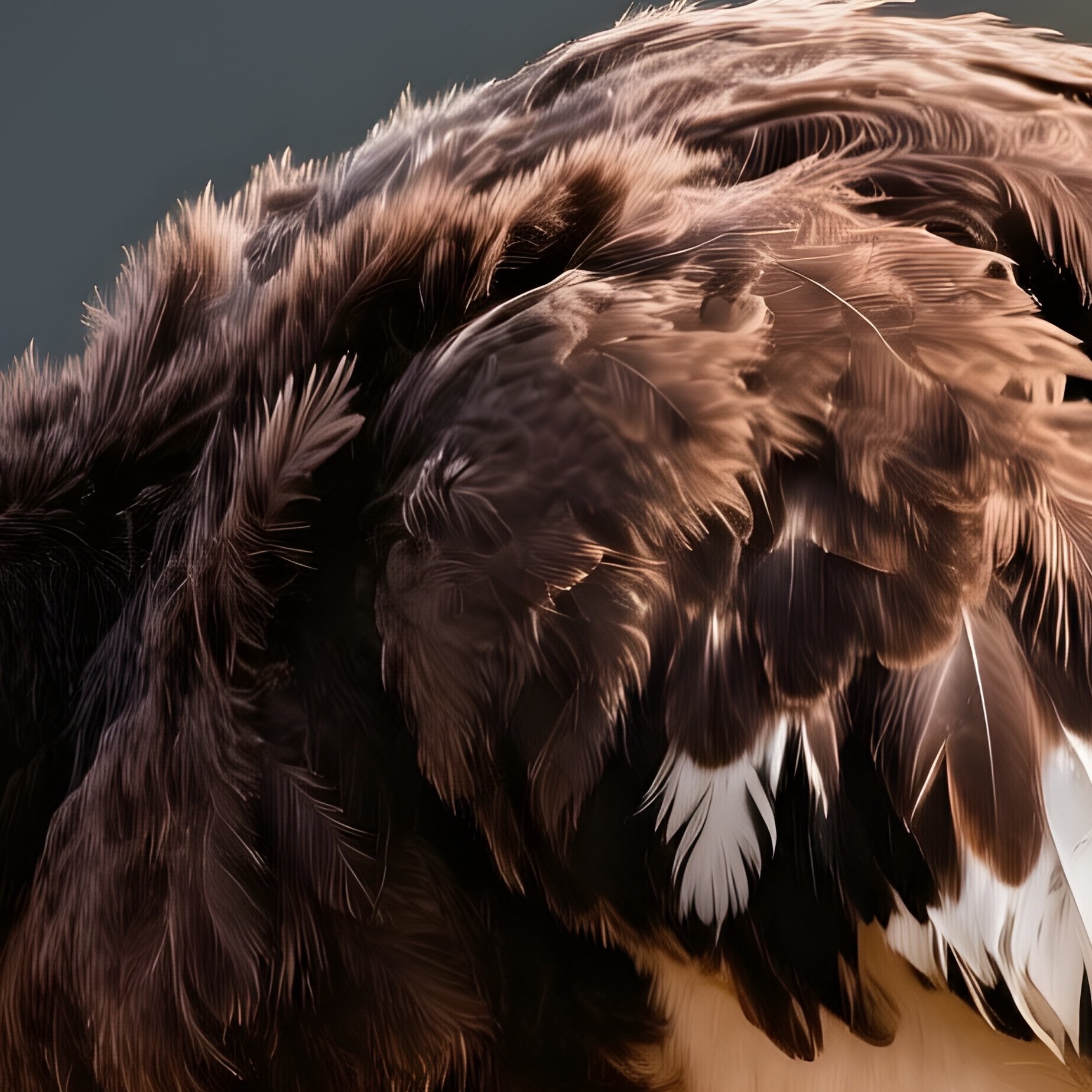 Ostrich Balancing On One Foot - Full Resolution Quality Preview