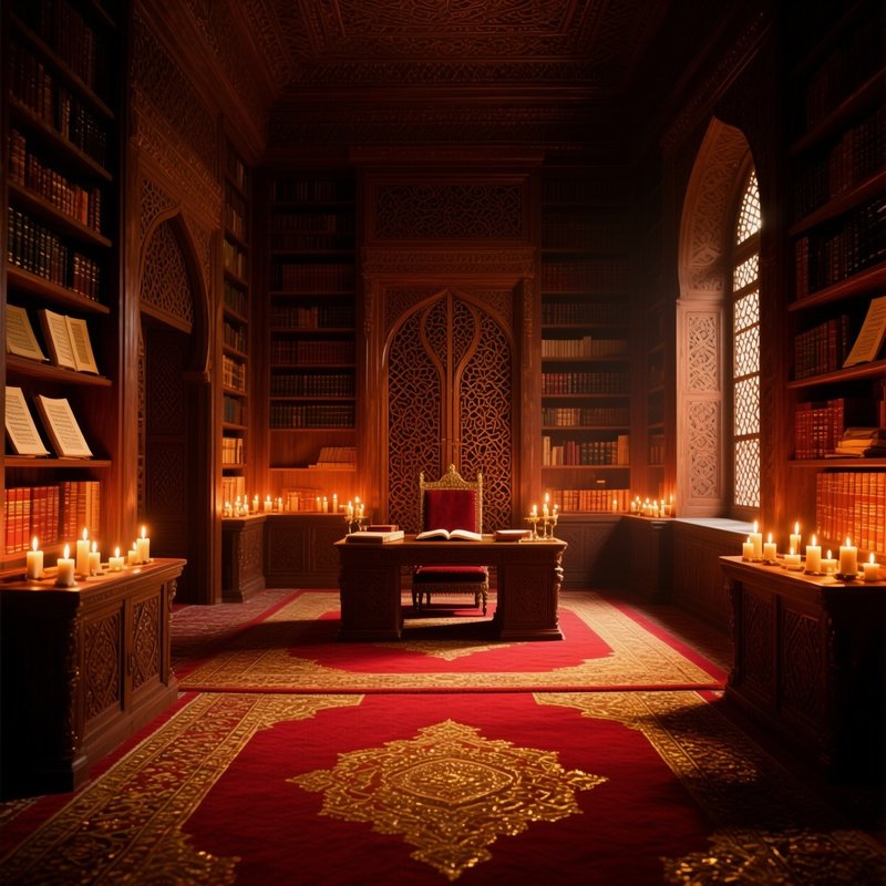 Ottoman Sultan Study Interior