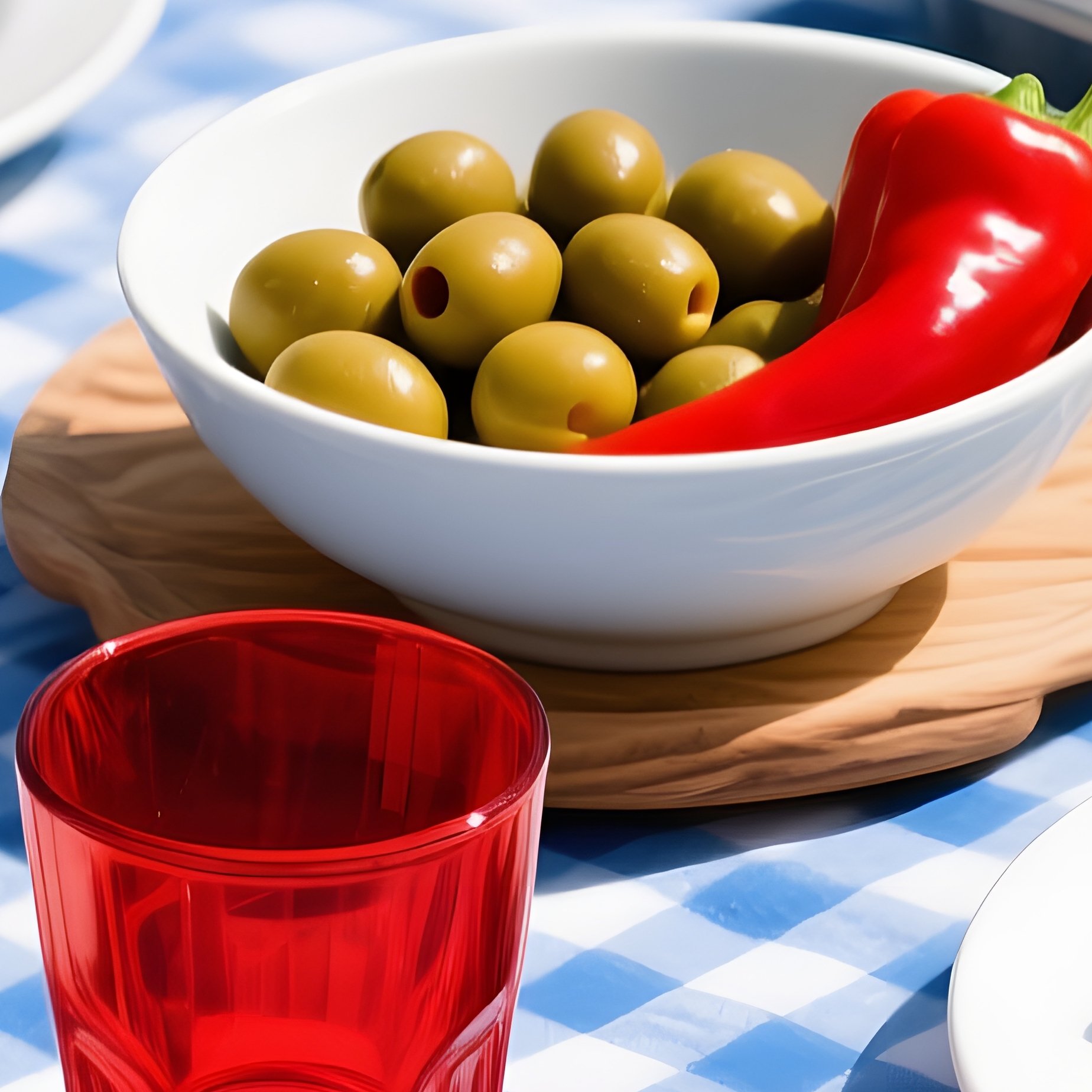 Outdoor Dining Setup On A Table Outdoor Dining Picnic - Full Resolution Quality Preview