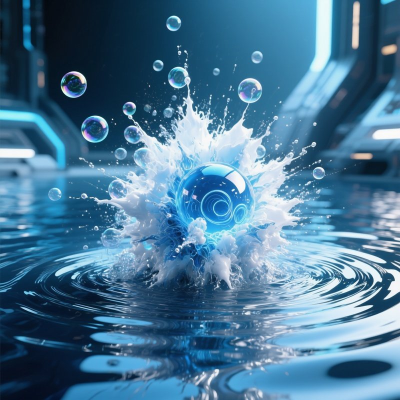 Oxygen Bubble Explosion Science Fiction