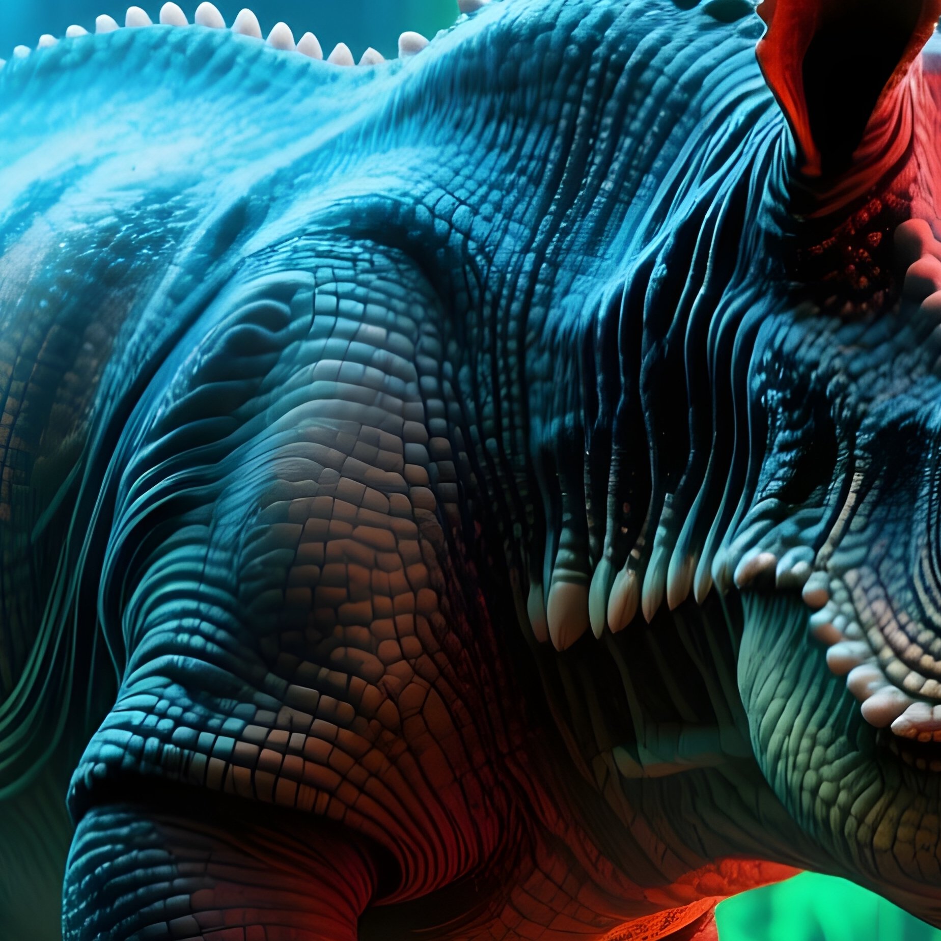 Pachyrhinosaurus Digital Art - Full Resolution Quality Preview