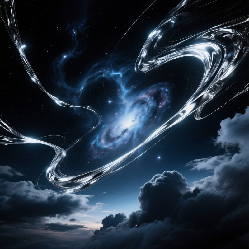 Palladium Night Sky Abstract