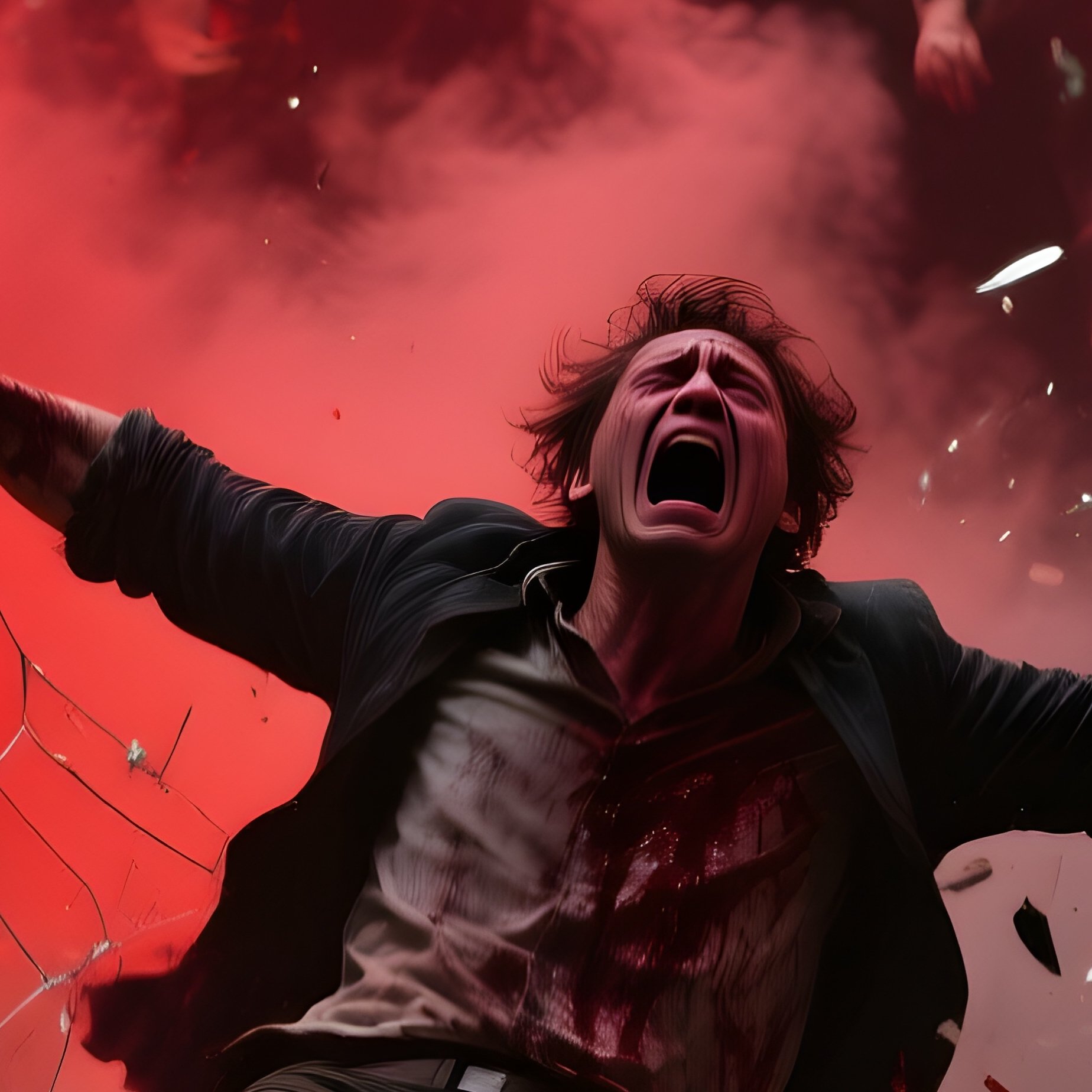 Panik Rote Farbe Verlust Drama - Full Resolution Quality Preview