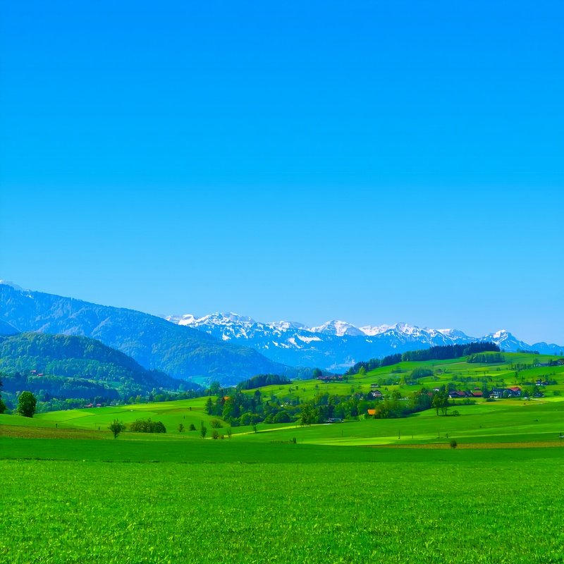 Panoramic Landscape Of A Rural Area Landscape Rural