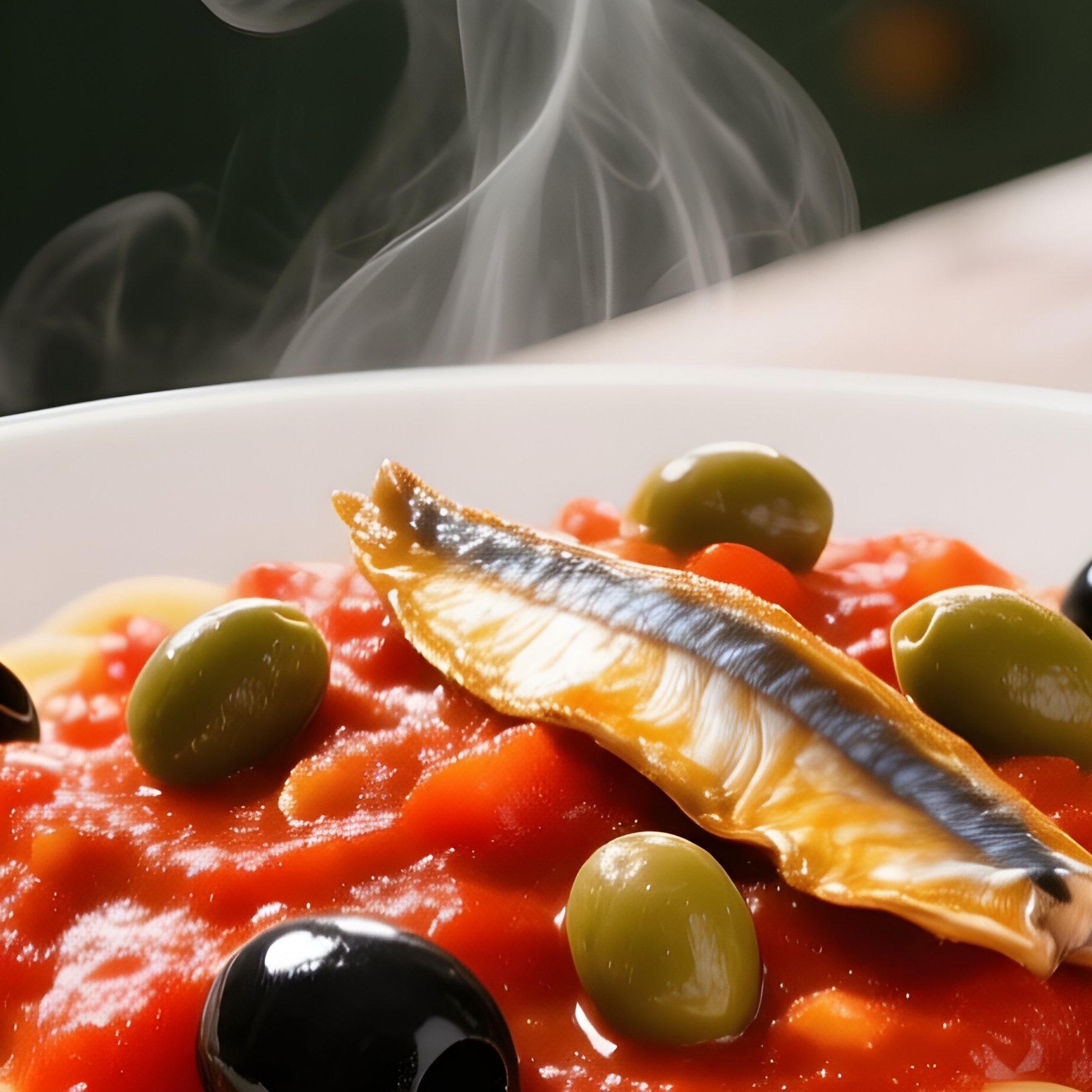 Pasta Alla Putanesca Recipe - Full Resolution Quality Preview