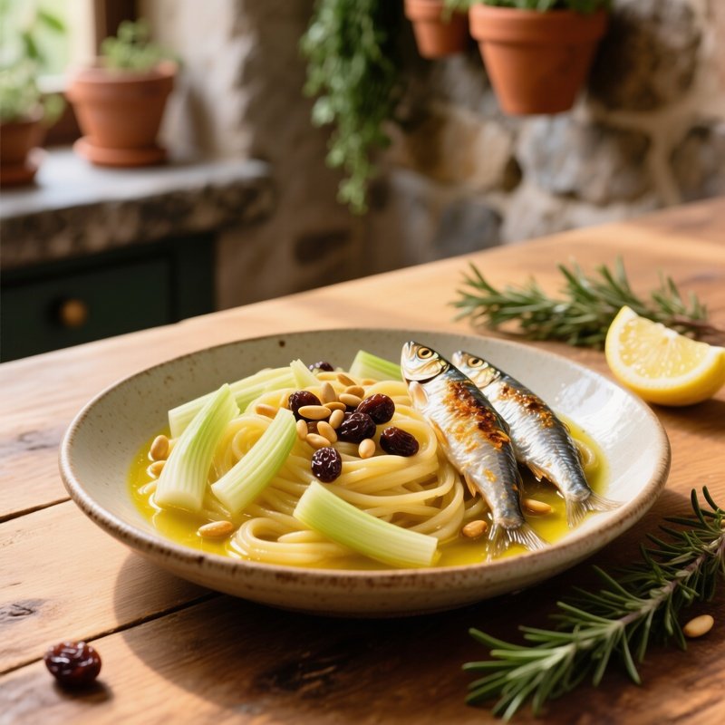 Pasta Con Sarde Italian Cuisine