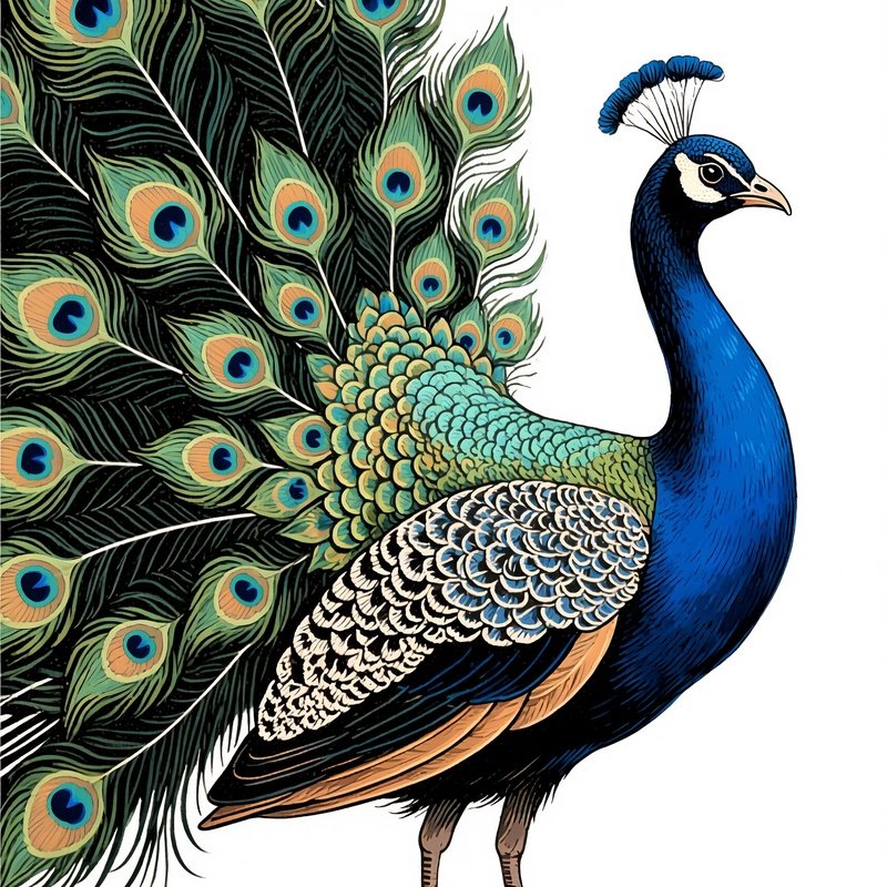 Peacock Illustration