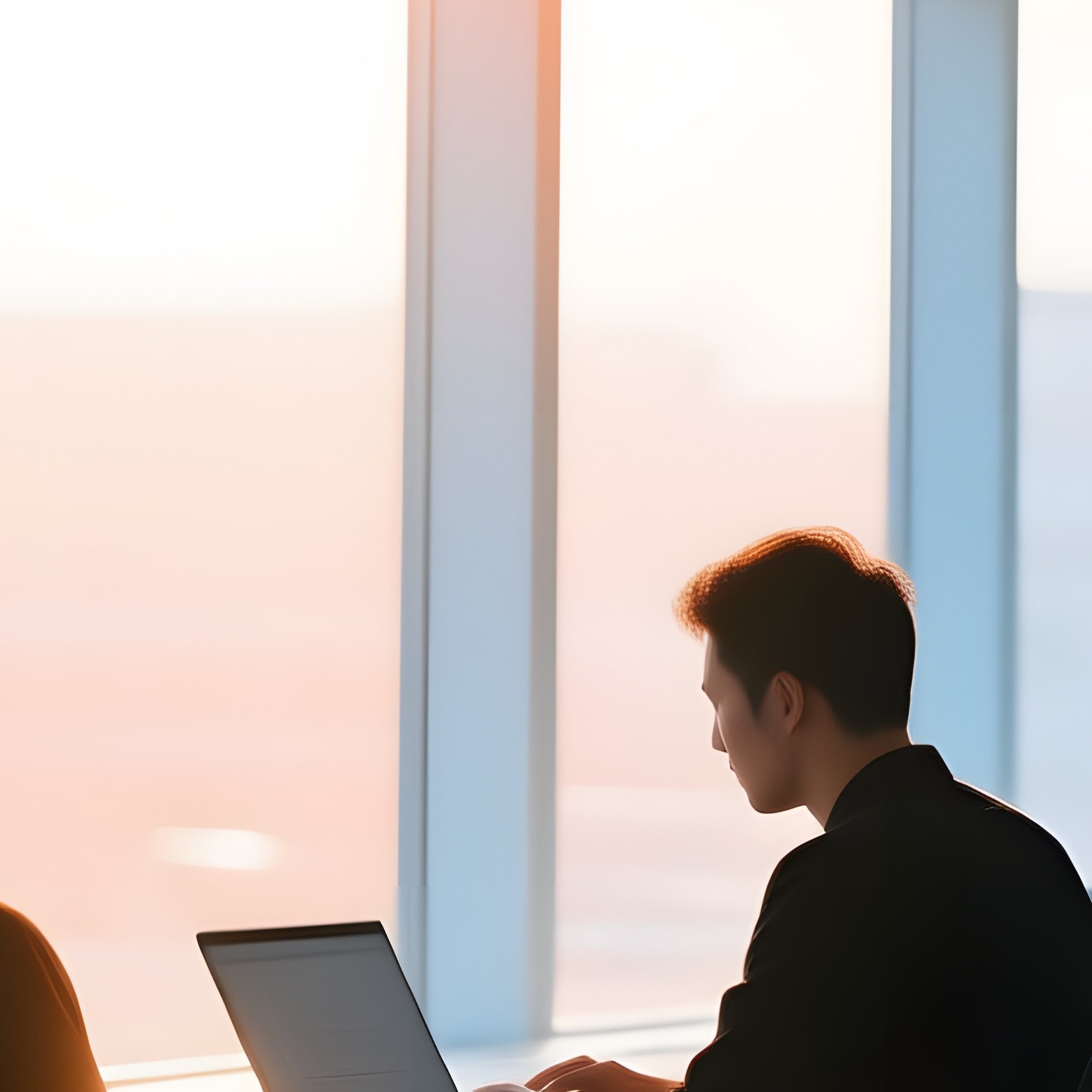 People Working In A Modern Office Space Office Workplace - Full Resolution Quality Preview