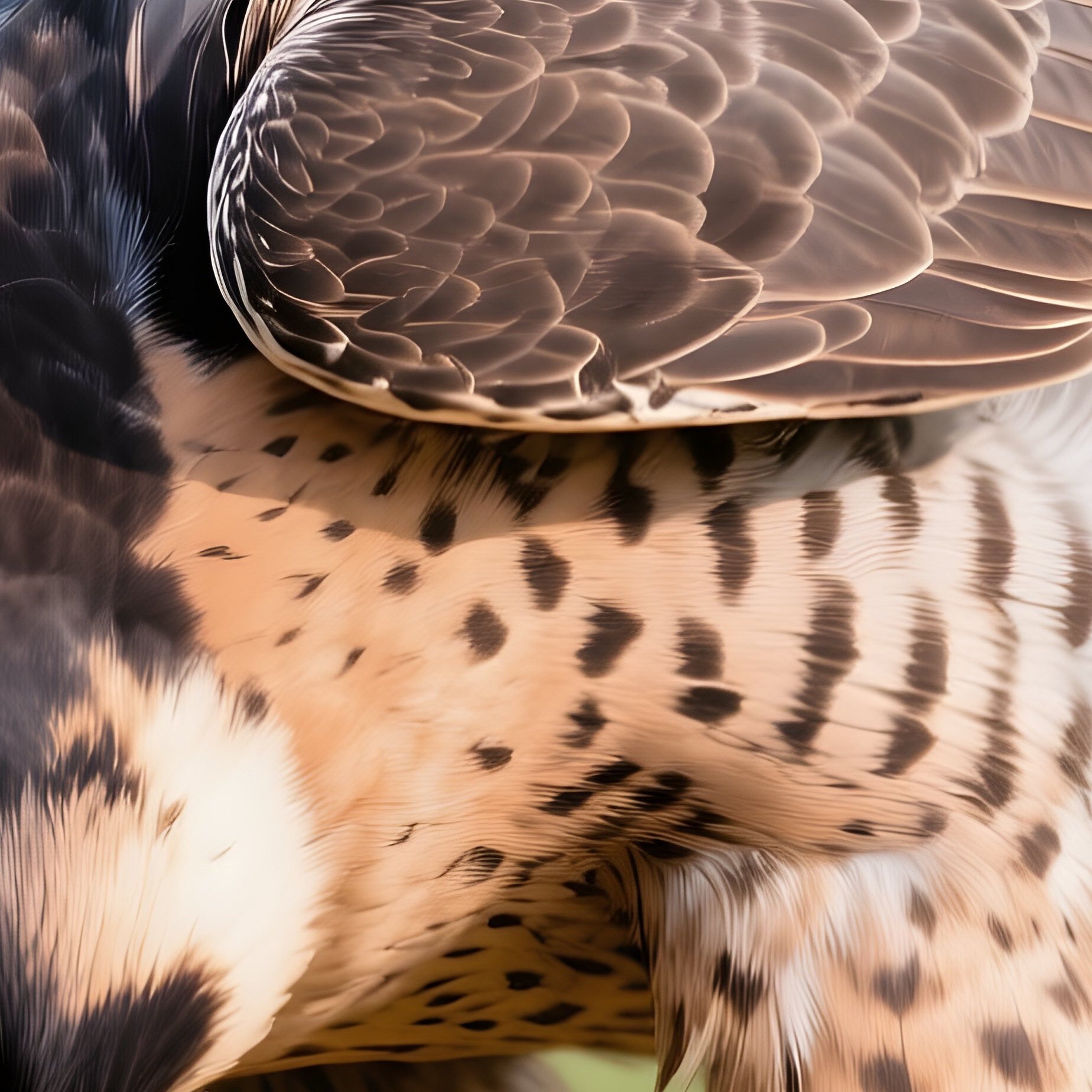 Peregrine Falcon Pecking Ground Playfully - Full Resolution Quality Preview