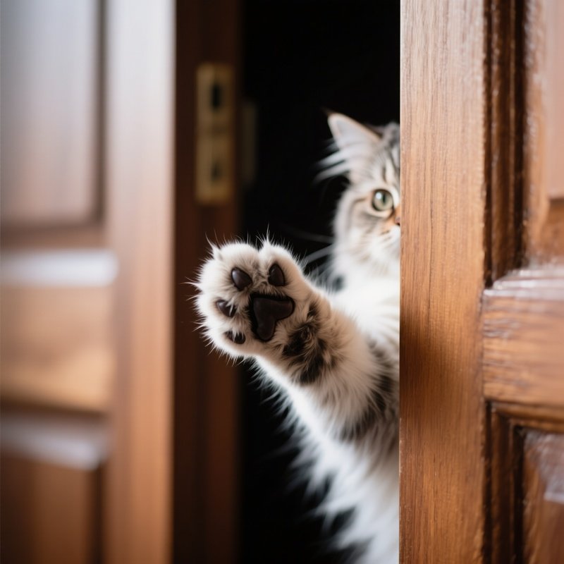 Persian Cat Paw Reach