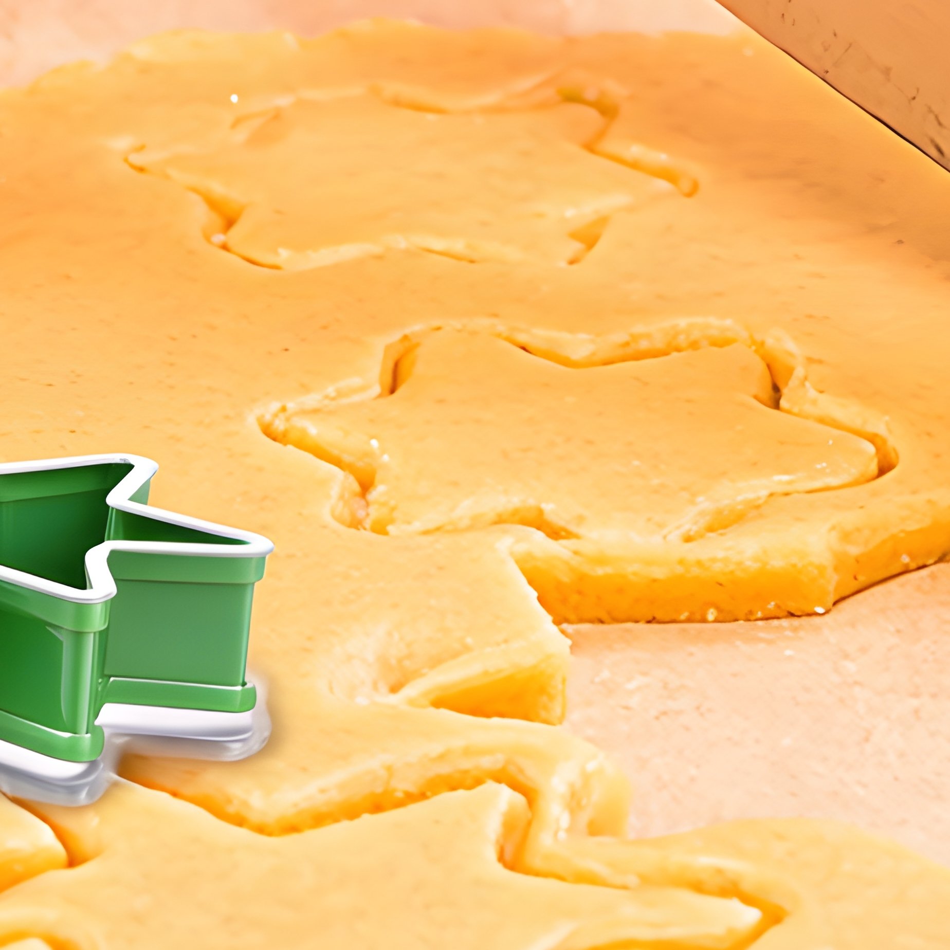 Person Making Christmas Cookies Christmas Baking - Full Resolution Quality Preview