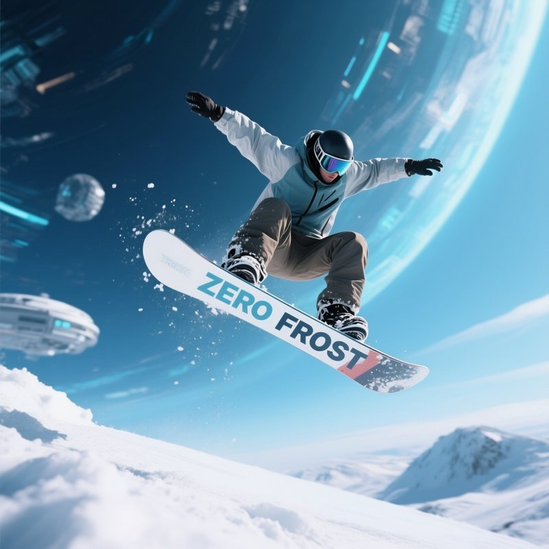 Photography Snowboarder Zero Frost In Zero Gravity