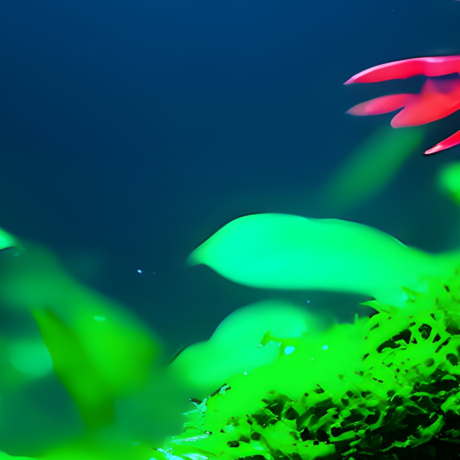 Photorealistic Aquascape Moss Plants Led Light - Full Resolution Quality Preview