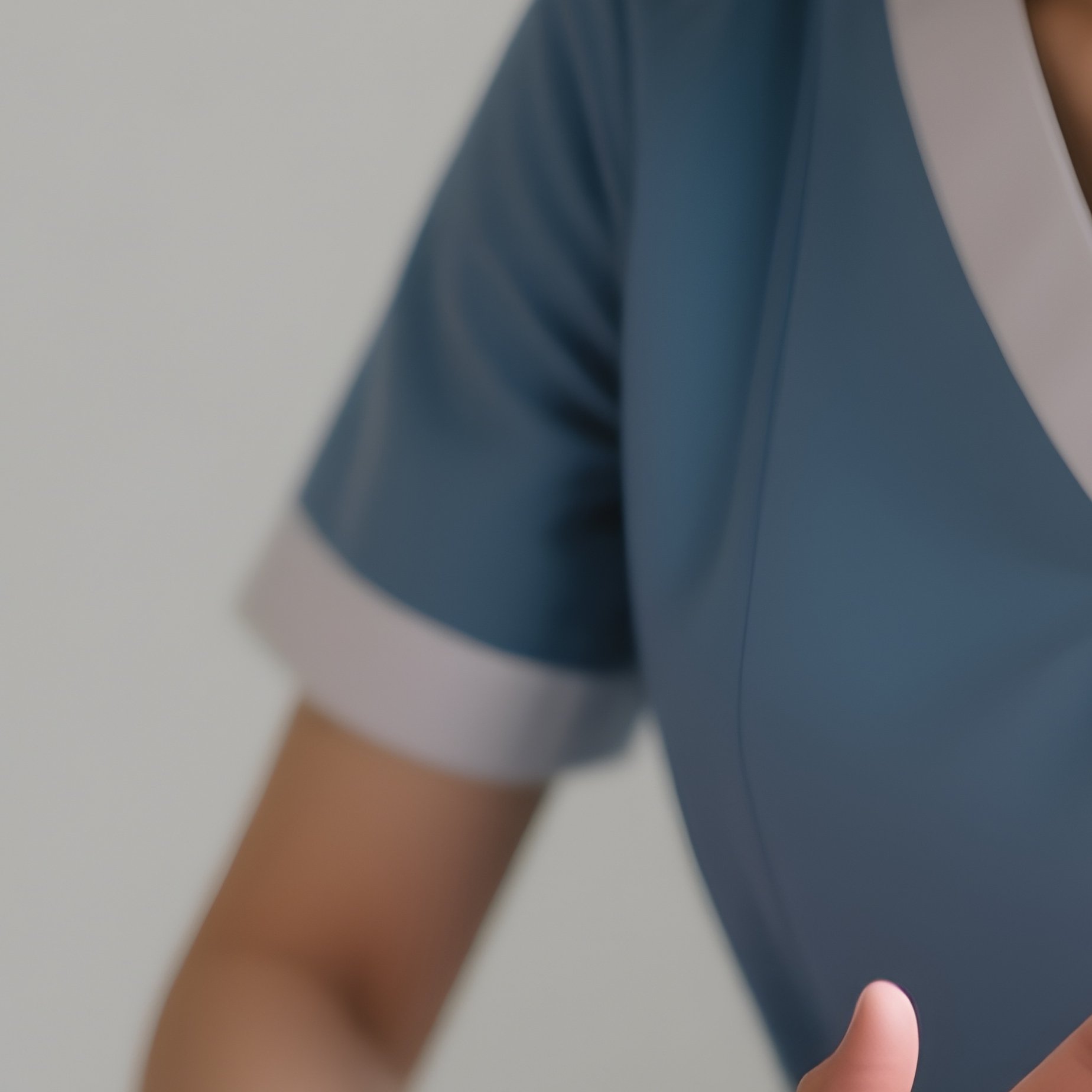 Photorealistic Caregiver Guiding A Patient Through Hand Exercises - Full Resolution Quality Preview