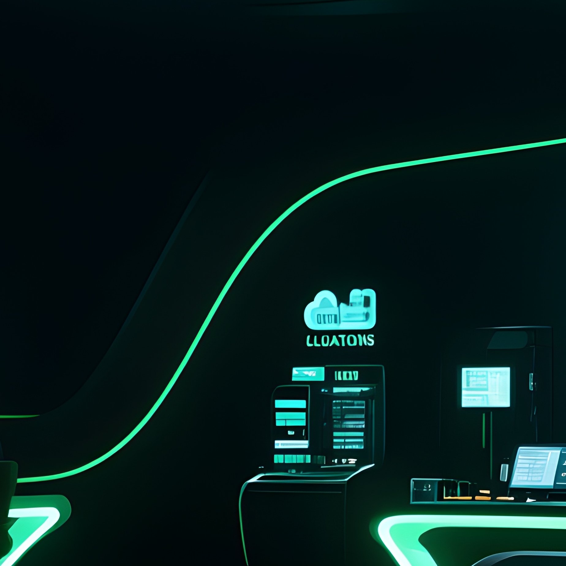 Photorealistic Cloud Operation Center Futuristic - Full Resolution Quality Preview