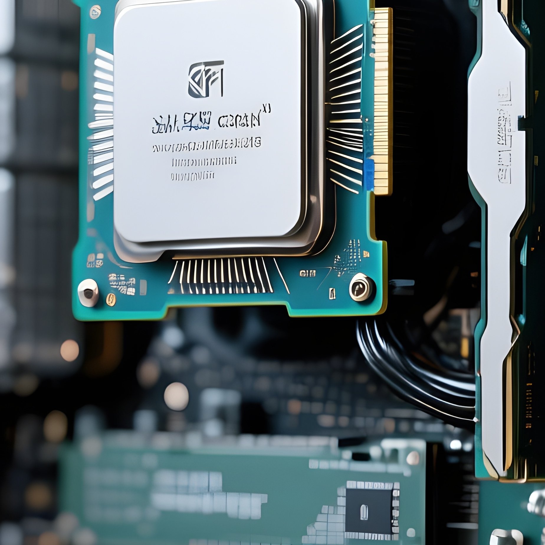 Photorealistic Computer Case Interior Components - Full Resolution Quality Preview