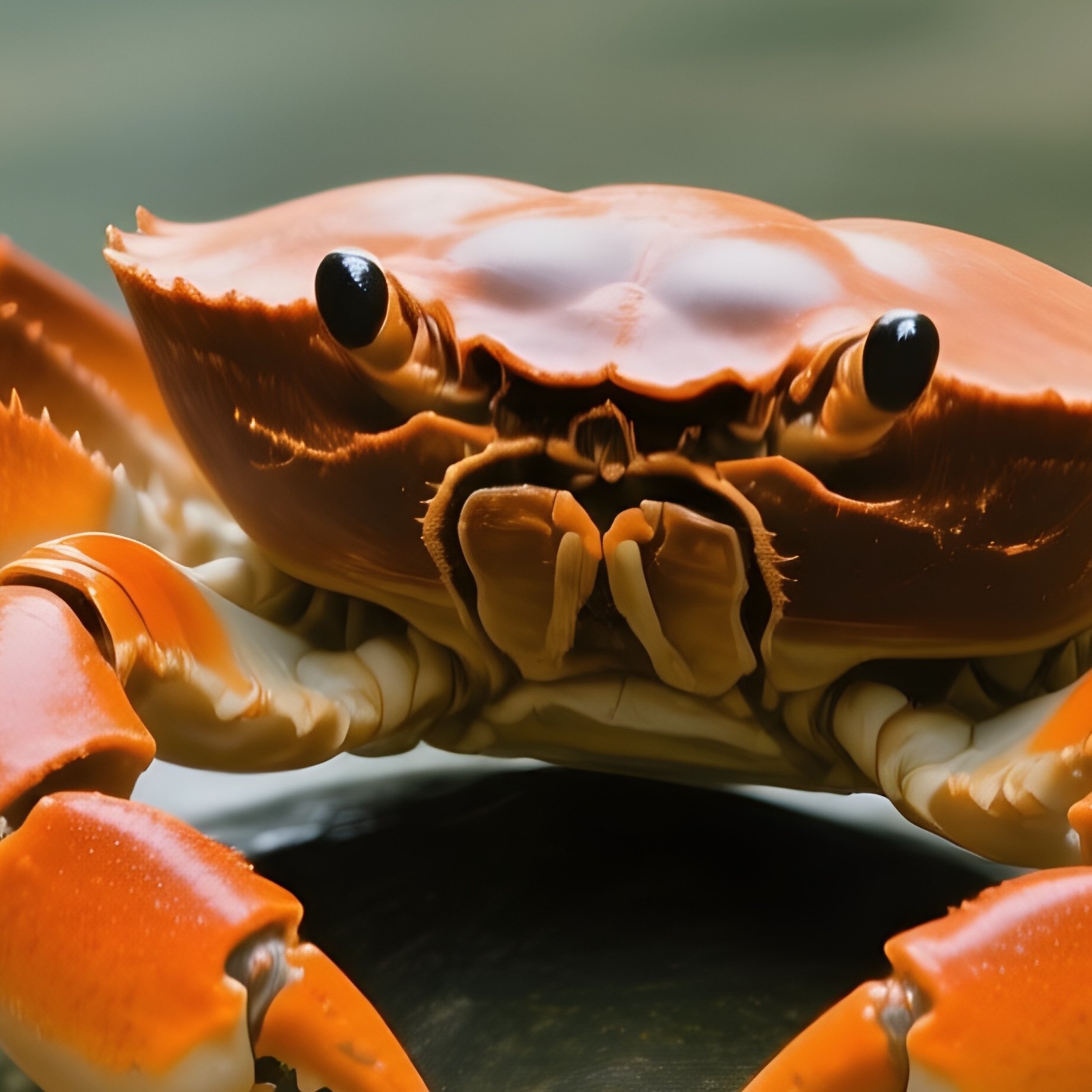Photorealistic Crab On Stones - Full Resolution Quality Preview