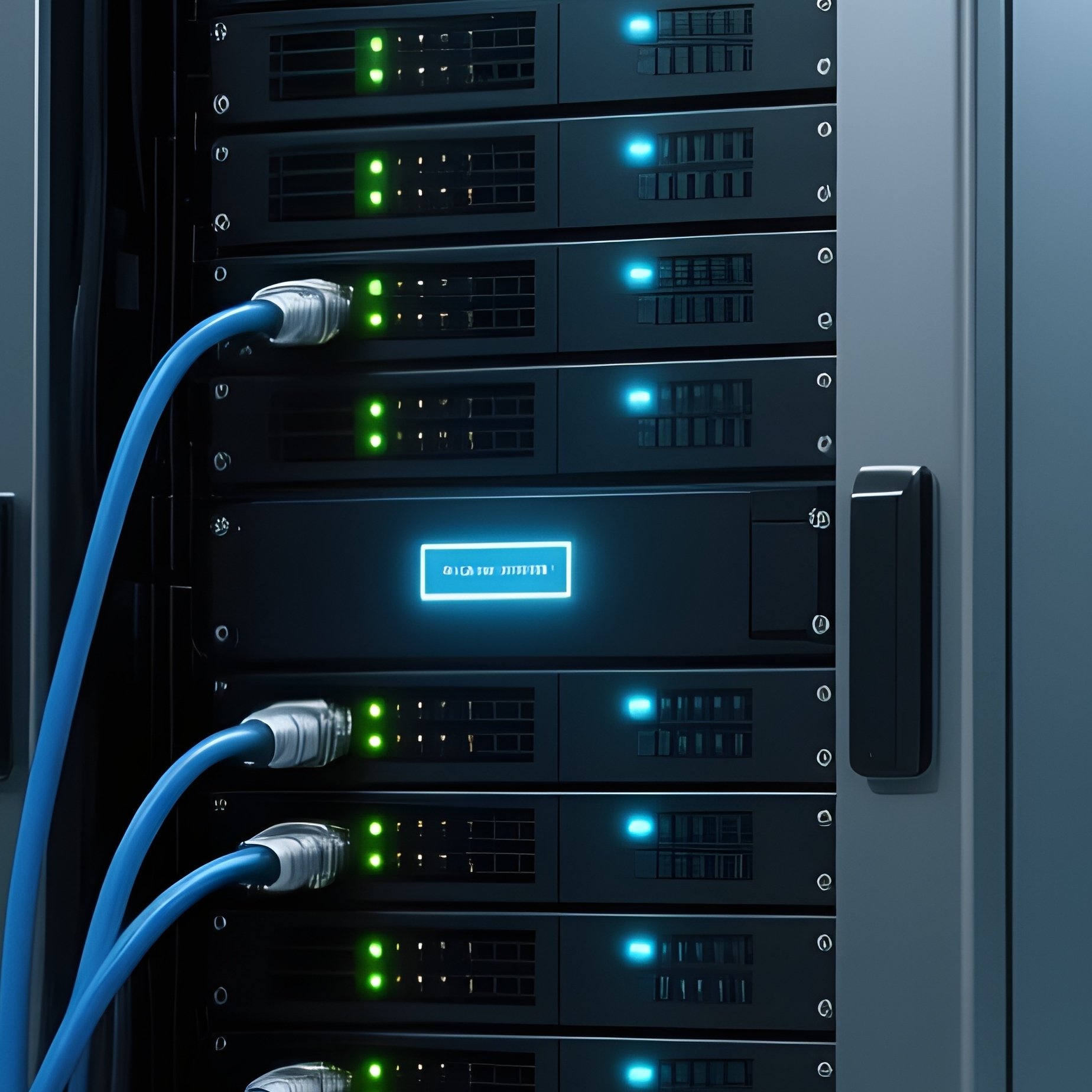 Photorealistic Data Backup Server - Full Resolution Quality Preview