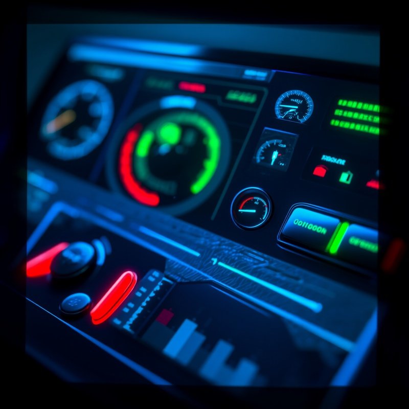 Photorealistic Digital Dashboard Display