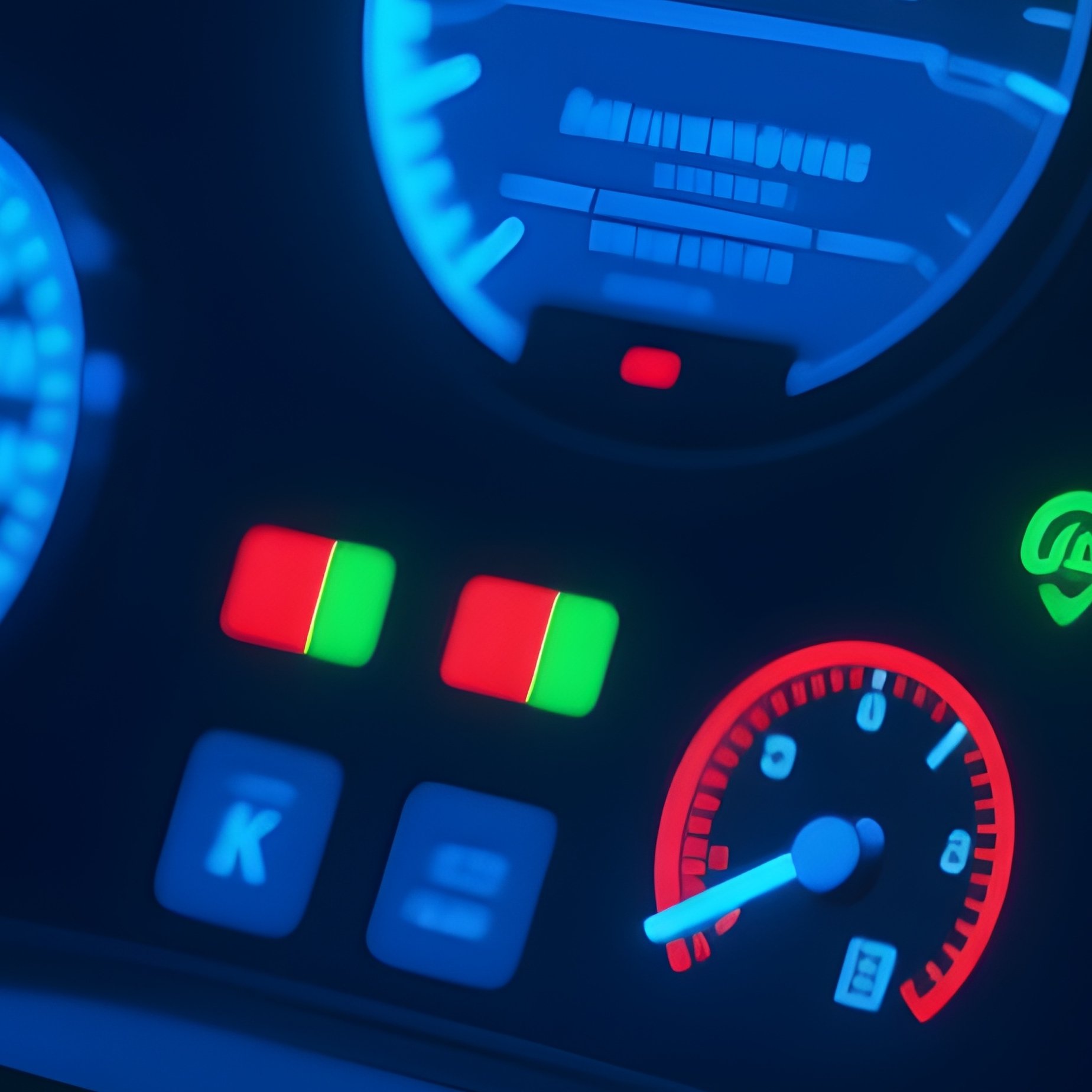 Photorealistic Digital Dashboard Display Still Life - Full Resolution Quality Preview