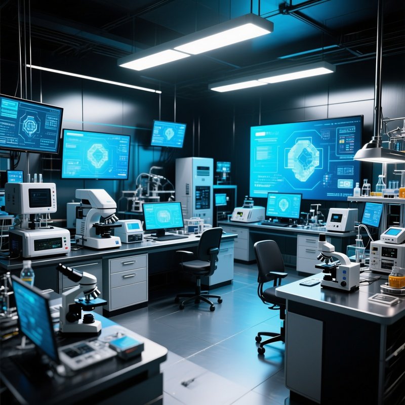 Photorealistic Digital Innovation Lab With Multiple Devices 2