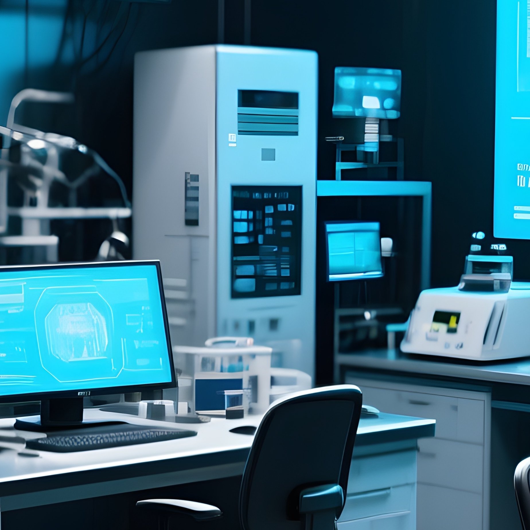 Photorealistic Digital Innovation Lab With Multiple Devices 2 - Full Resolution Quality Preview