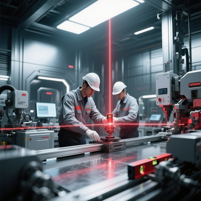 Photorealistic Engineers Laser Level Science Fiction