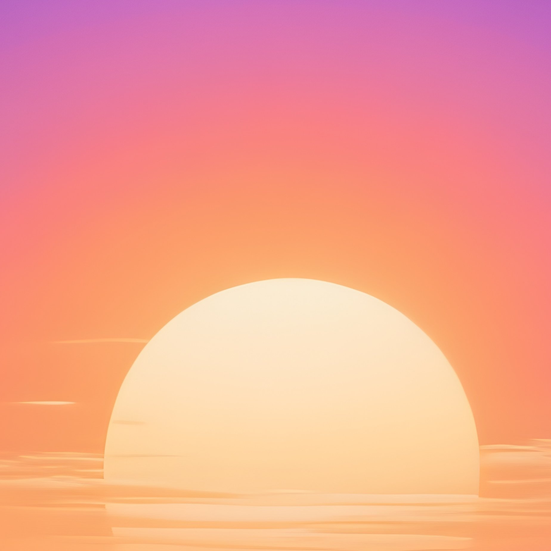 Photorealistic Fantasy Desert Rising Sun - Full Resolution Quality Preview