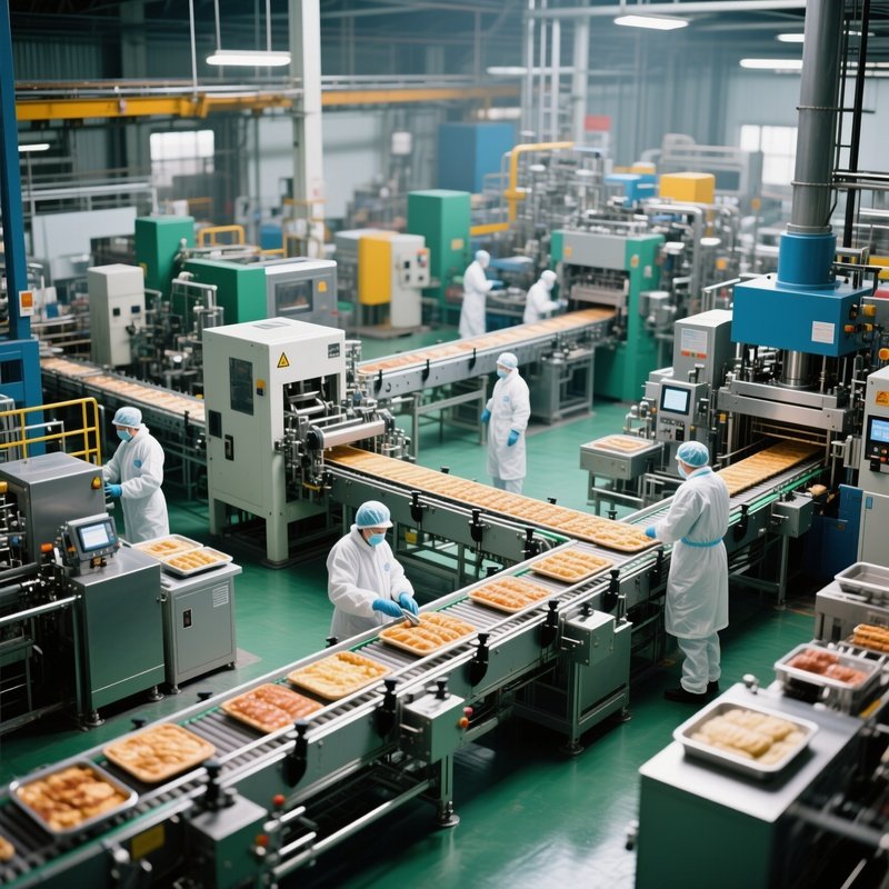 Photorealistic Food Production Line