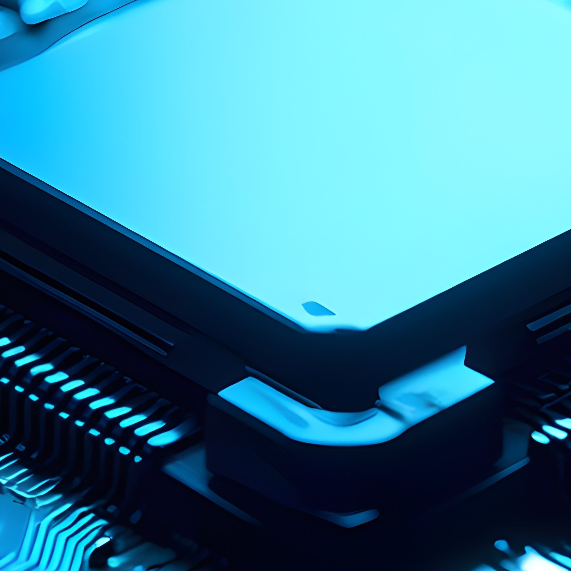 Photorealistic Futuristic Circuit Board - Full Resolution Quality Preview