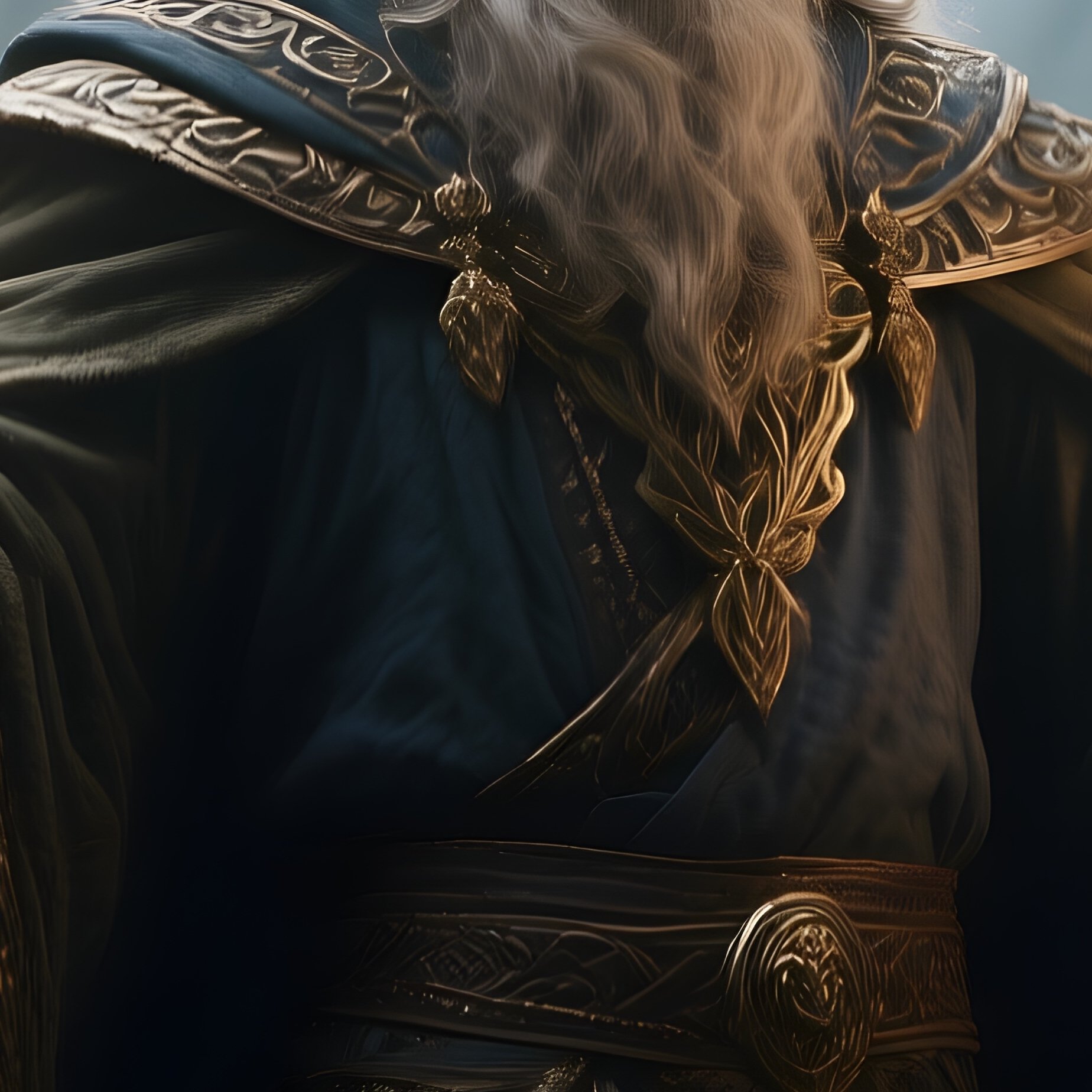 Photorealistic Image: A Druid King Summoning Ancient Forest Spirits. - Full Resolution Quality Preview