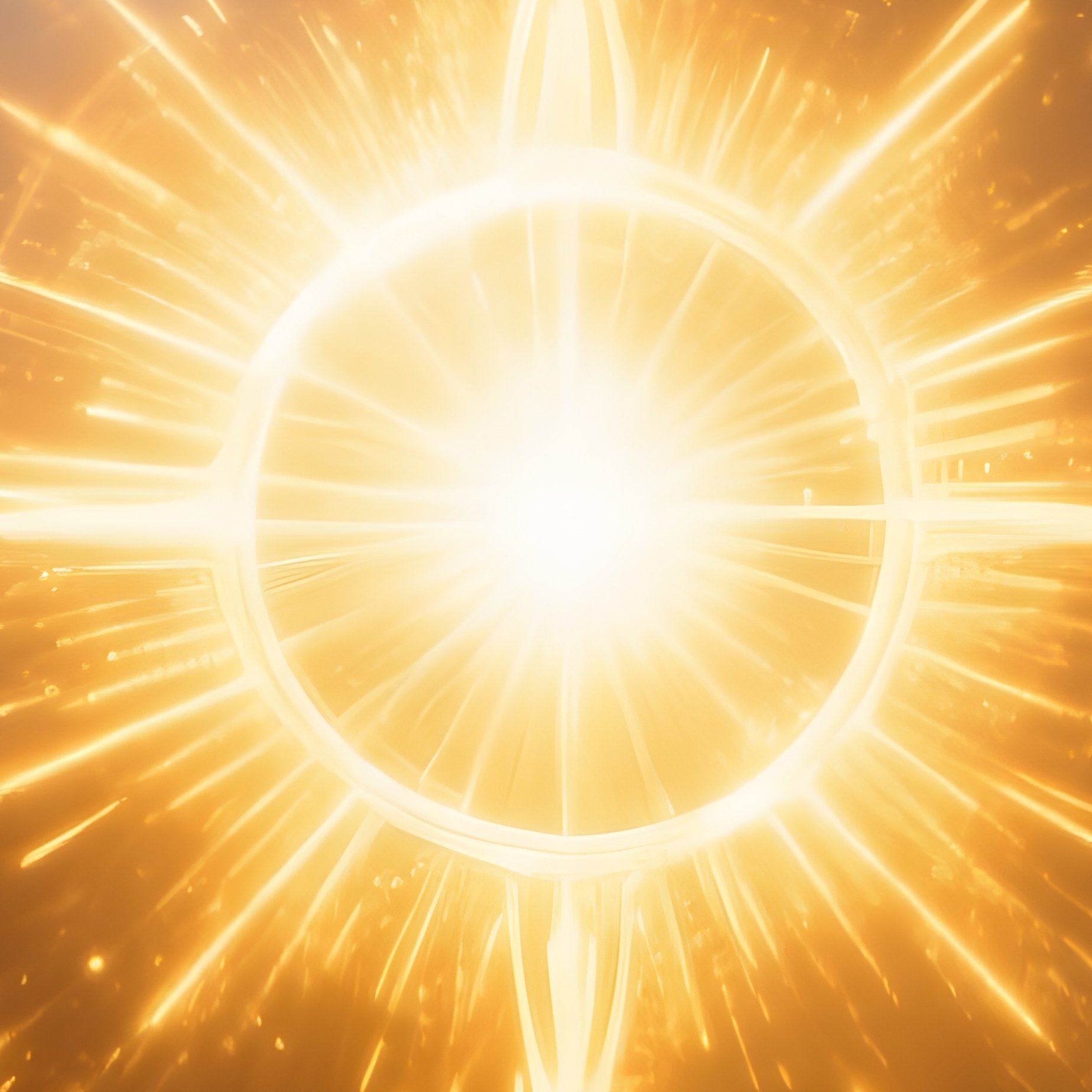 Photorealistic Image: A Radiant Mage Casting A Shield Of Golden Sunlight. - Full Resolution Quality Preview