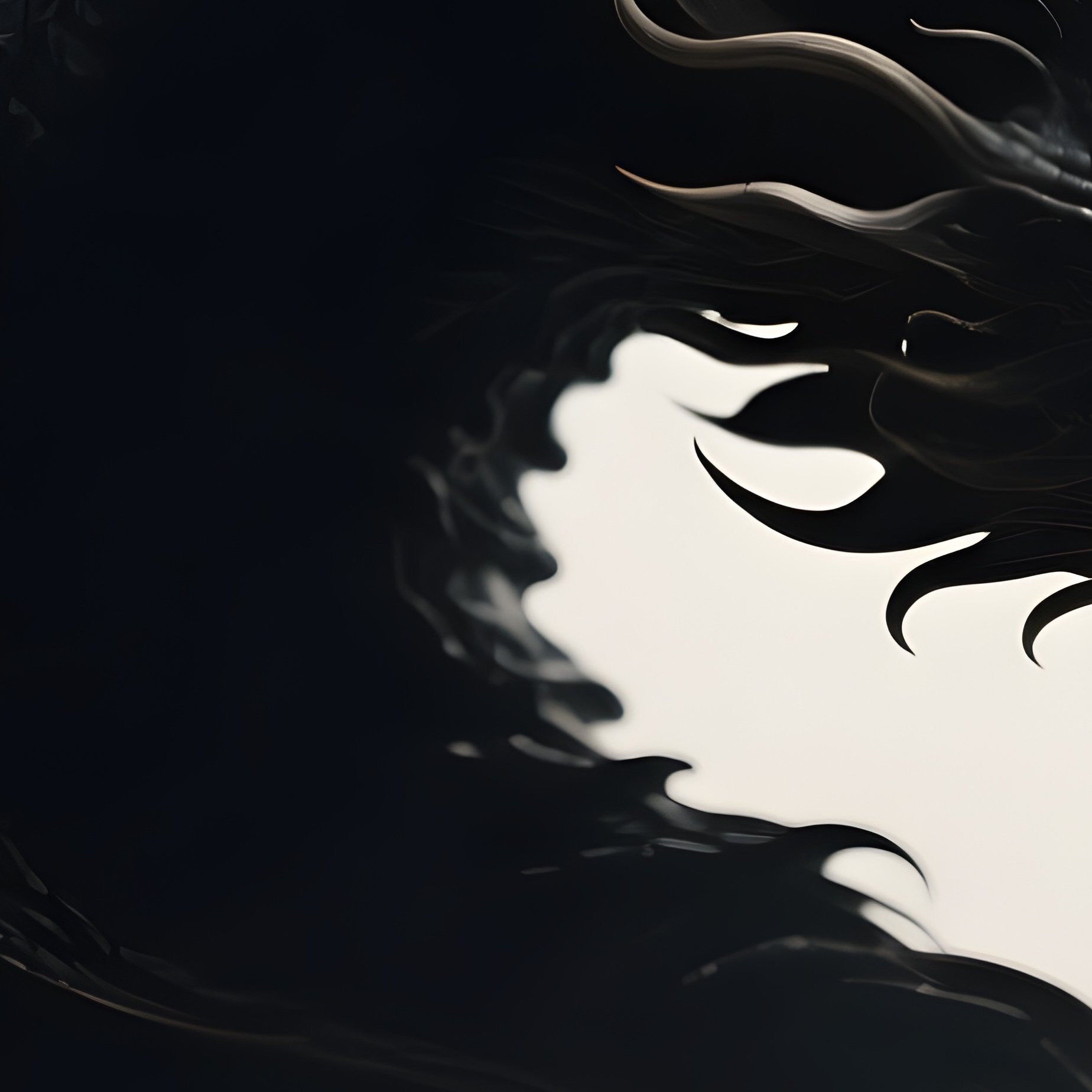 Photorealistic Image: A Shadow Chimera With Shifting Forms. - Full Resolution Quality Preview