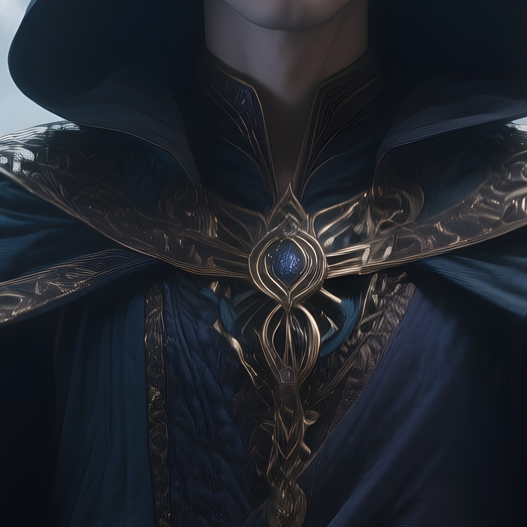 Photorealistic Image: A Storm Mage Summoning Lightning Between Both Hands. - Full Resolution Quality Preview