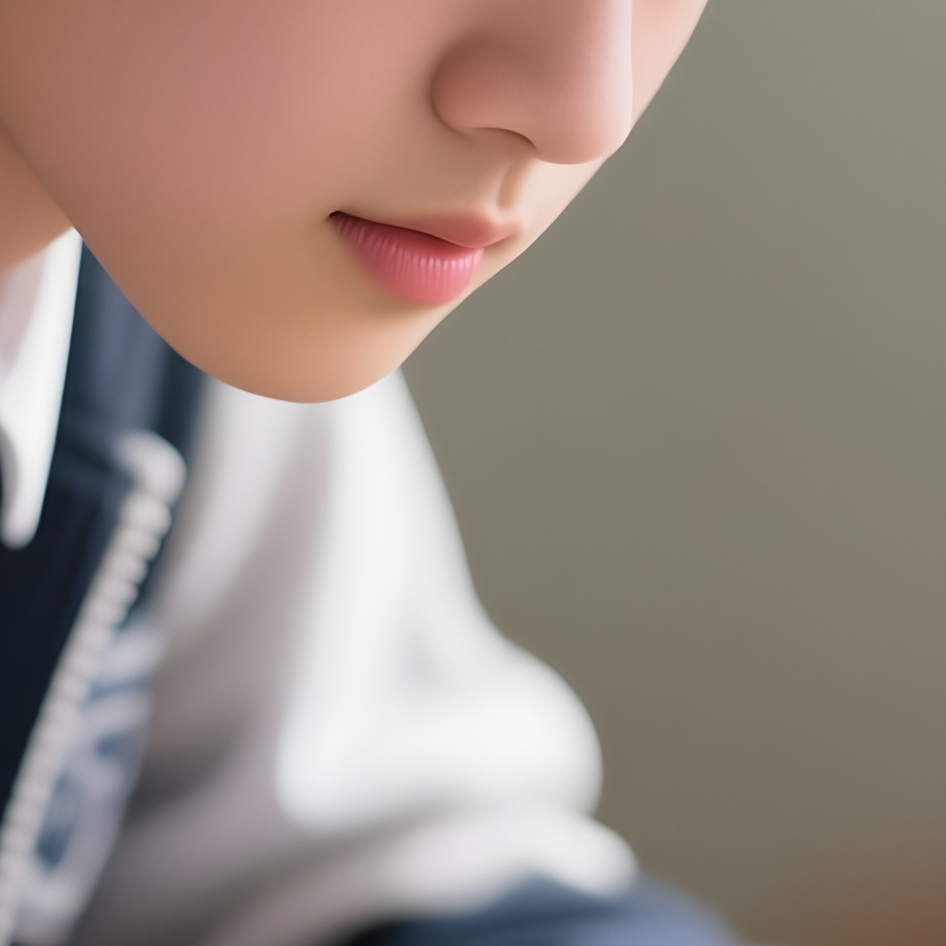 Photorealistic Image: A Student Pretending To Type Super Fast On A Calculator. - Full Resolution Quality Preview