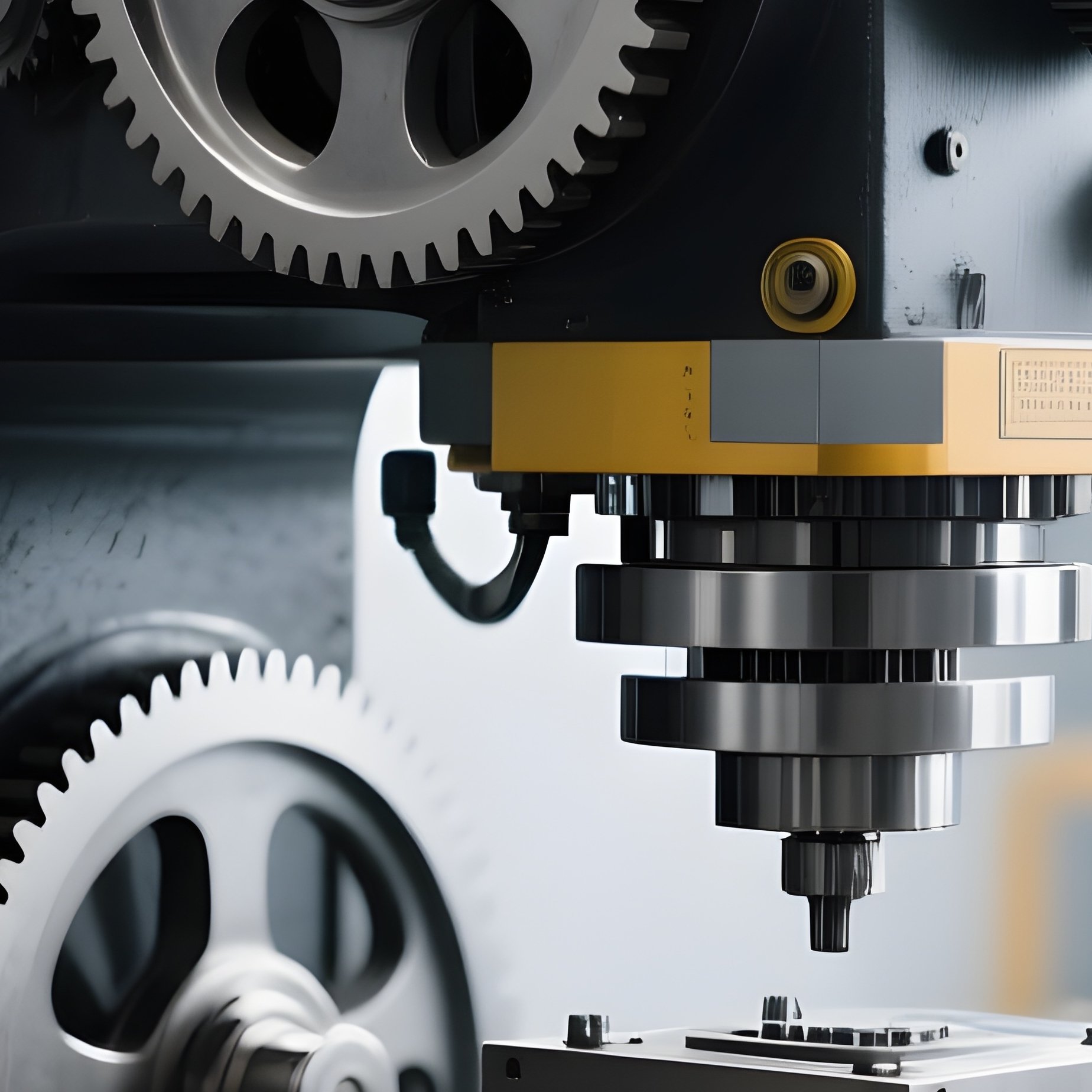 Photorealistic Industrial Press Machine - Full Resolution Quality Preview